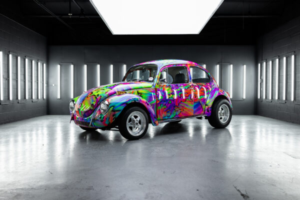 1972 Colorful Electric vw Bug